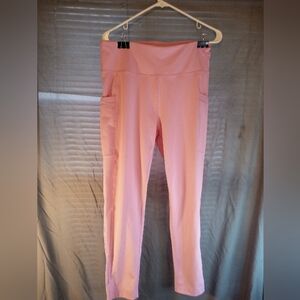 Women's Live Well Pink Highwaisted Athletic Leggings